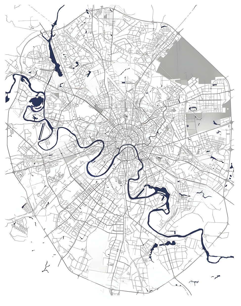Карта Москва